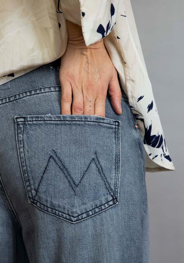 Rose & Lini MOTHER DENIM “THE DODGER ANKLE” BLACK JEANS Offerta esclusiva