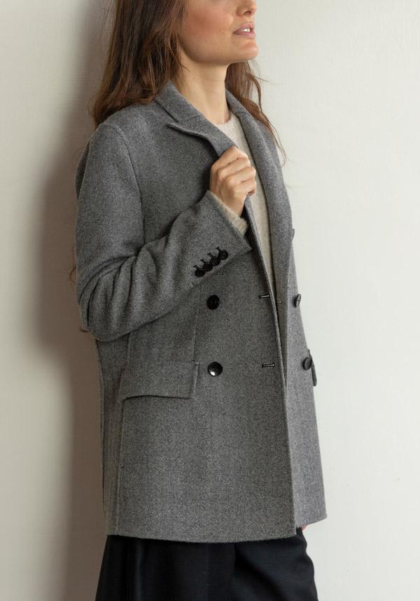 Rose & Lini N8 WOOL “JACKET 1700” CHARCOAL Offerta Pasqua