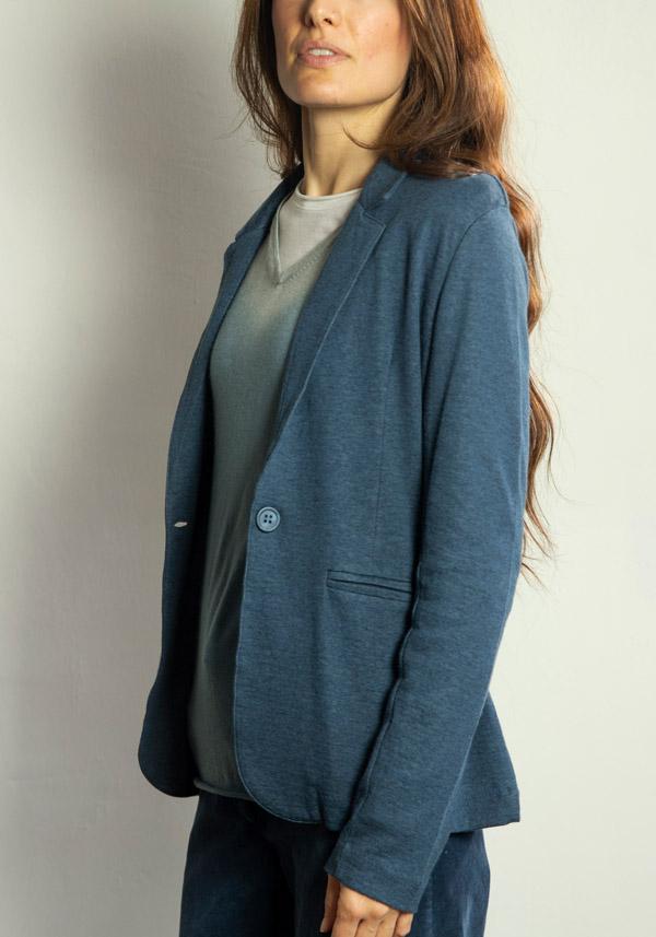 Rose & Lini MAJESTIC COTTON & CASHMERE “VESTE 167” ENCRE JACKET Offerta Anniversario