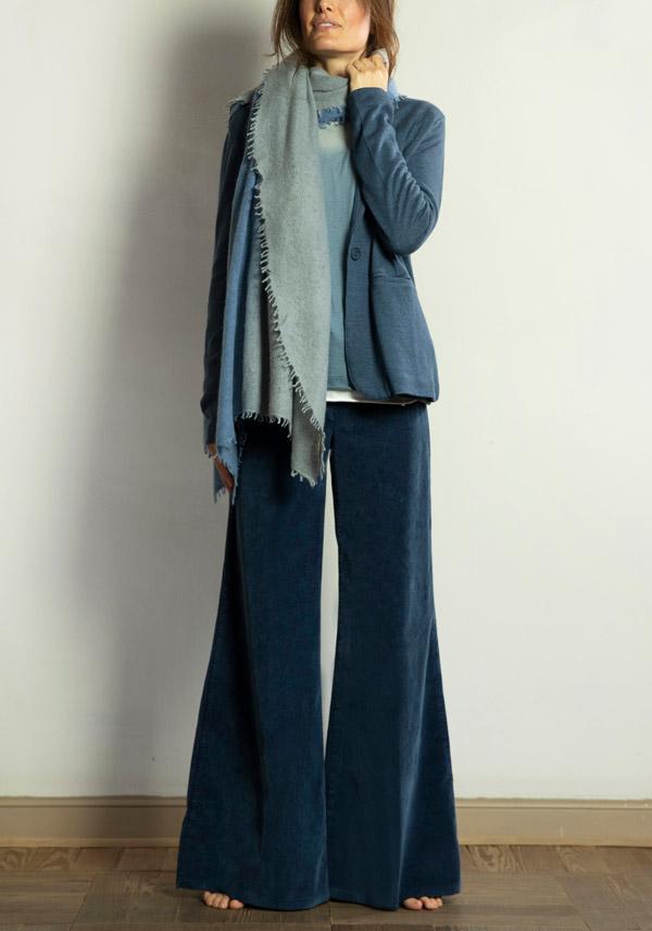 Rose & Lini MAJESTIC COTTON & CASHMERE “VESTE 167” ENCRE JACKET Offerta Anniversario
