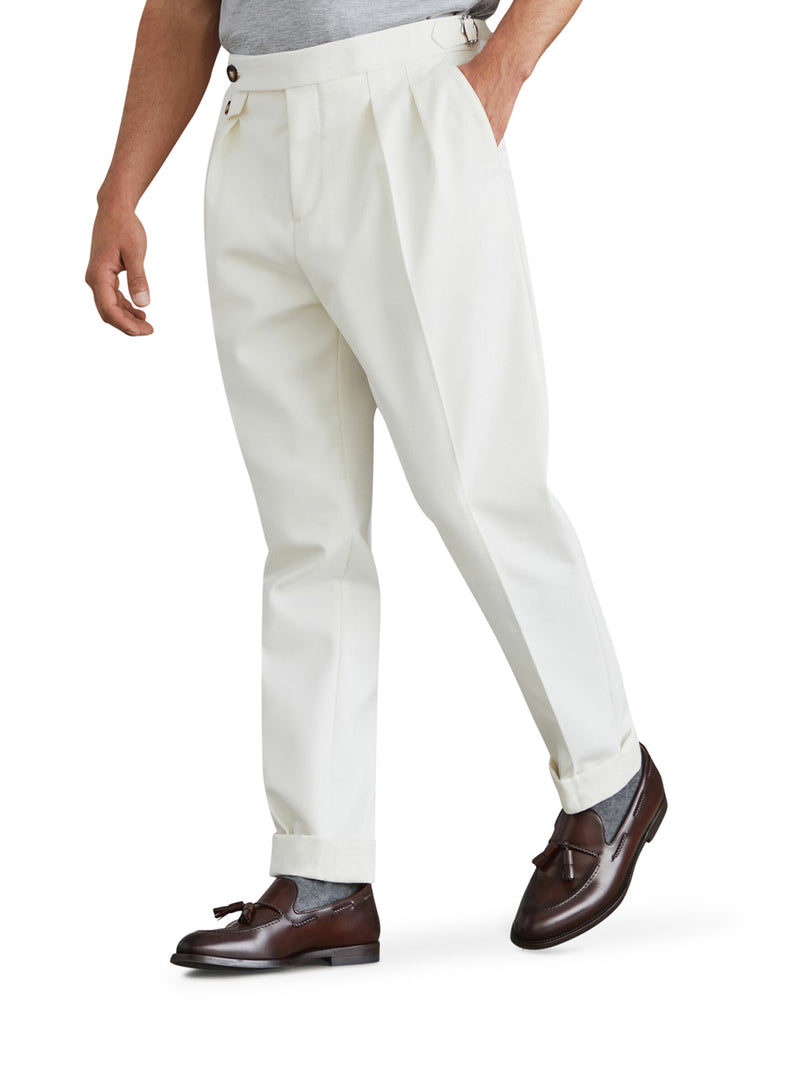 Suitnegozi Pantaloni affusolati con pieghe In Vendita