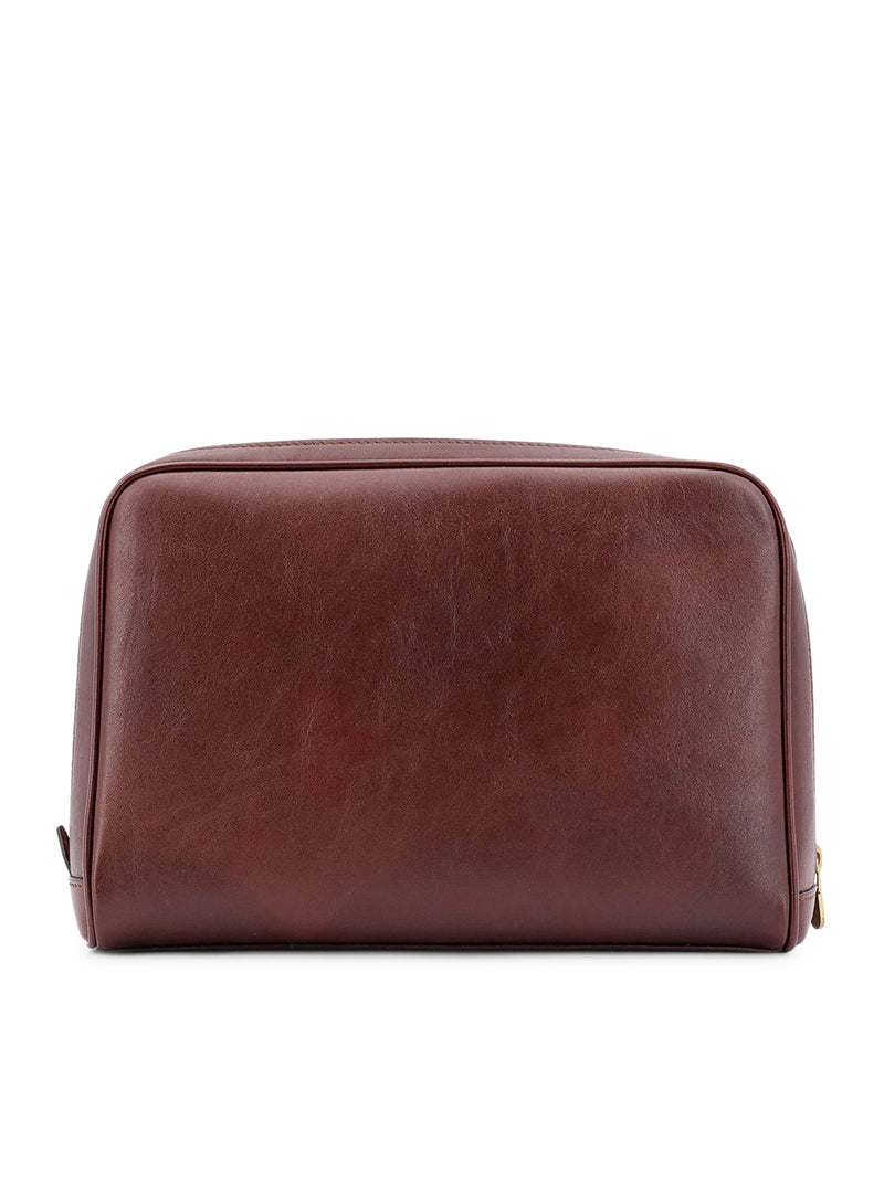 Suitnegozi Beauty case in pelle con logo frontale 2025