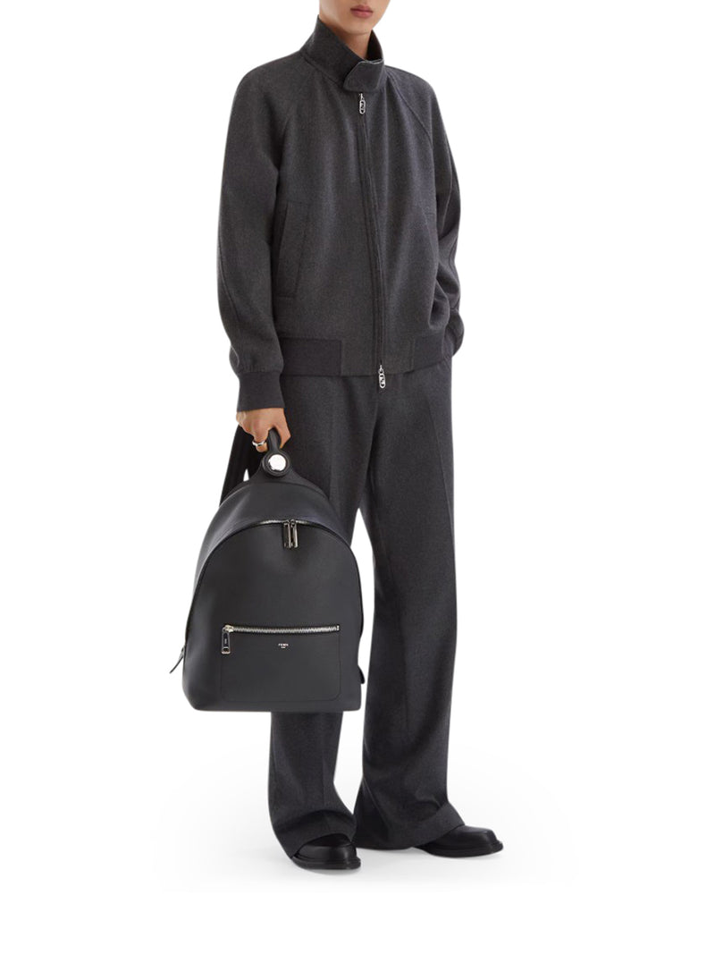Suitnegozi Fendi Chiodo Medium Fendi Roma Leather Offerta speciale della fabbrica
