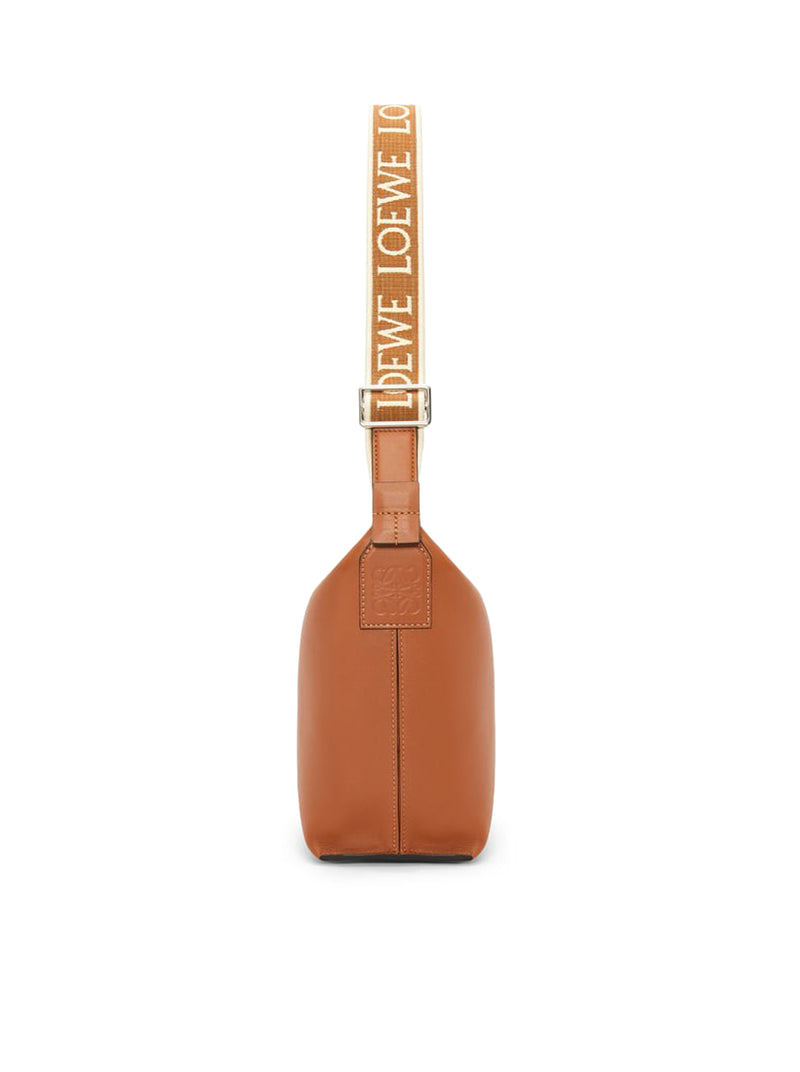 Suitnegozi Borsa Cubi Crossbody piccola in pelle di vitello liscia e jacquard Sottocosto