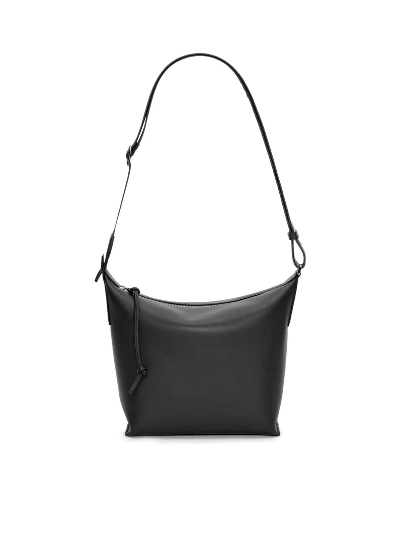 Suitnegozi Borsa Cubi Crossbody piccola in pelle di vitello liscia e jacquard