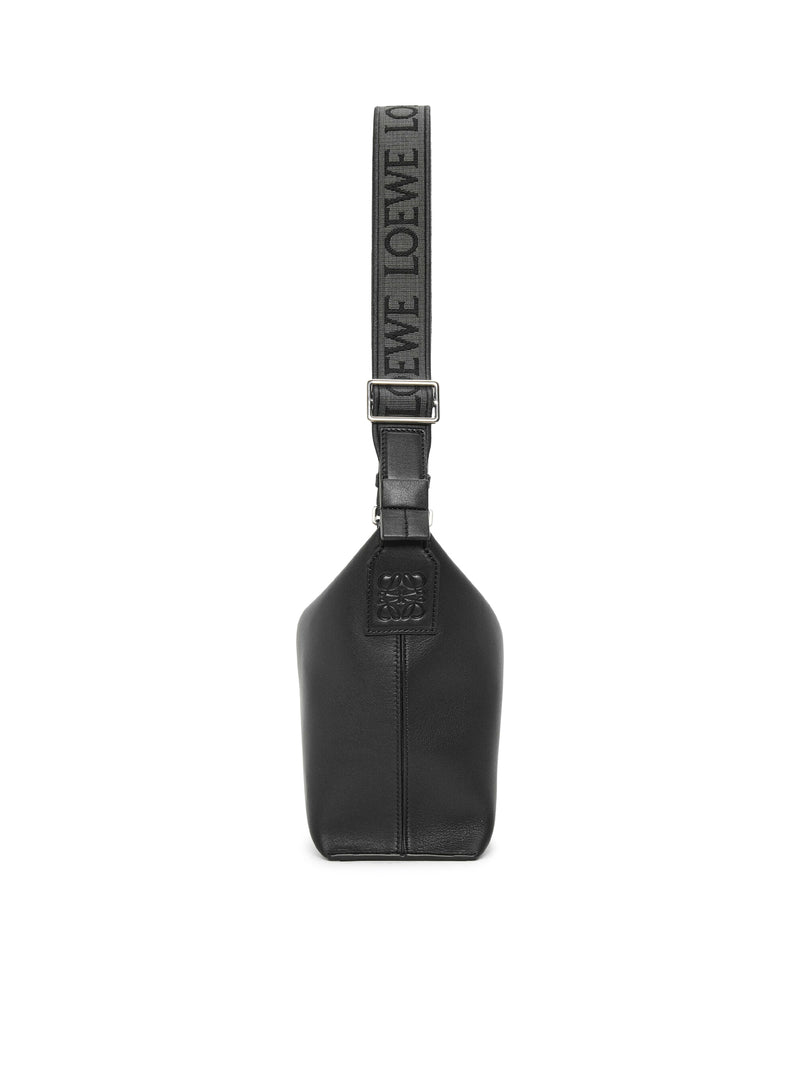 Suitnegozi Borsa Cubi Crossbody piccola in pelle di vitello liscia e jacquard Convenienza