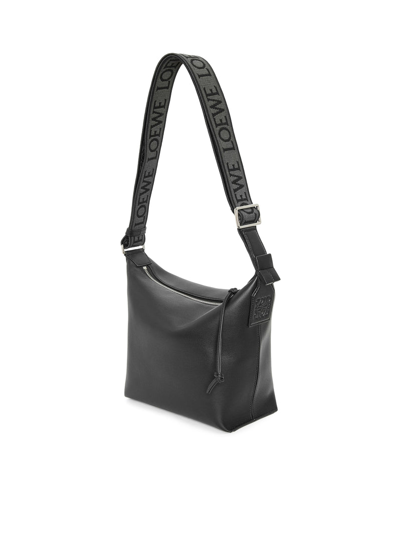 Suitnegozi Borsa Cubi Crossbody piccola in pelle di vitello liscia e jacquard Convenienza