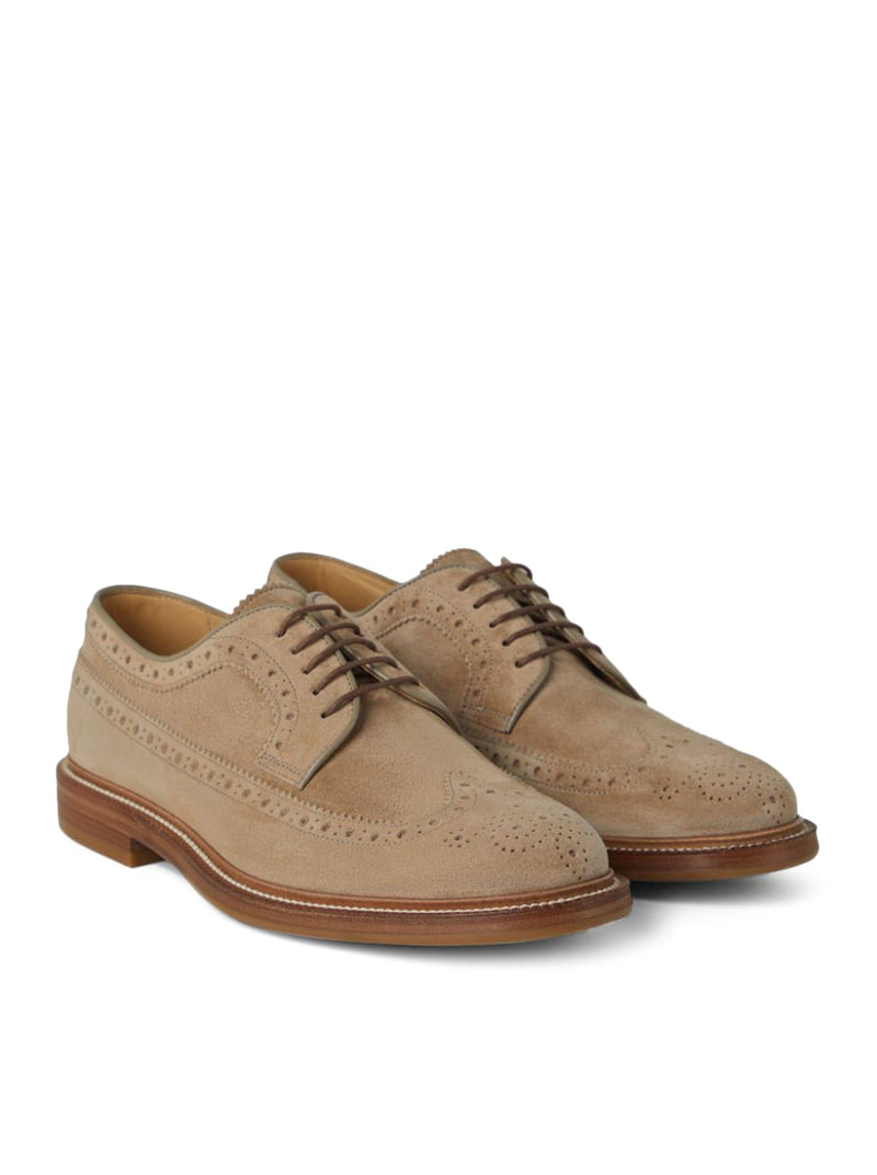 Suitnegozi scarpe in pelle con cuciture decorative Italia