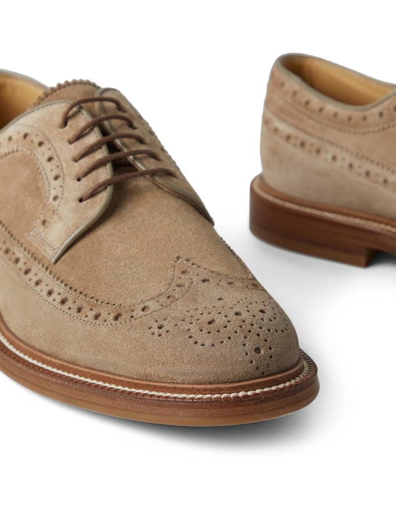 Suitnegozi scarpe in pelle con cuciture decorative Italia