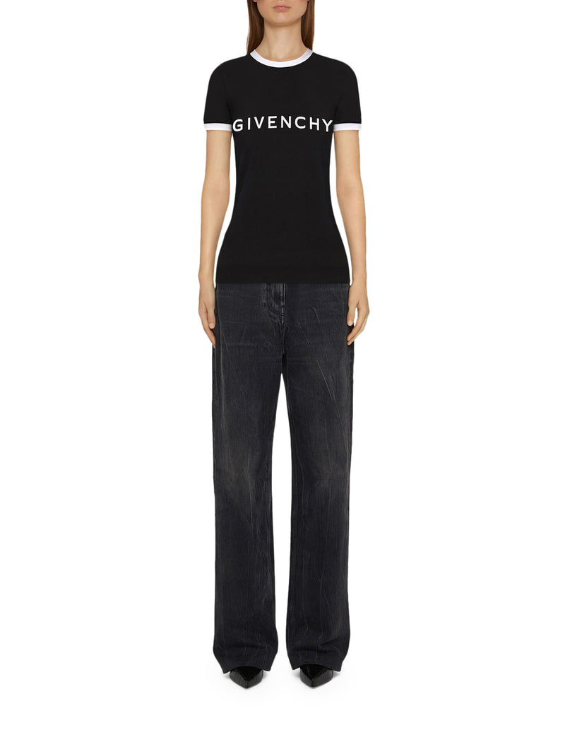 Suitnegozi T-shirt slim GIVENCHY Archetype in cotone Prezzo Ridotto