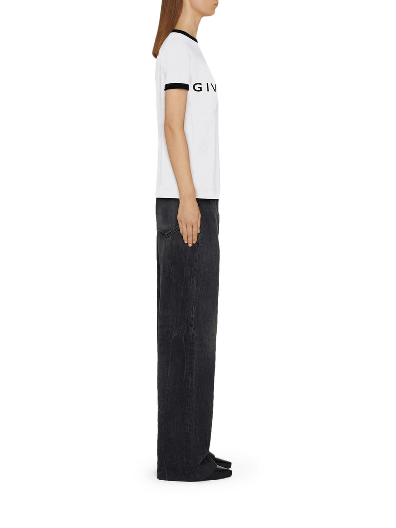 Suitnegozi T-shirt slim GIVENCHY Archetype in cotone Sottocosto