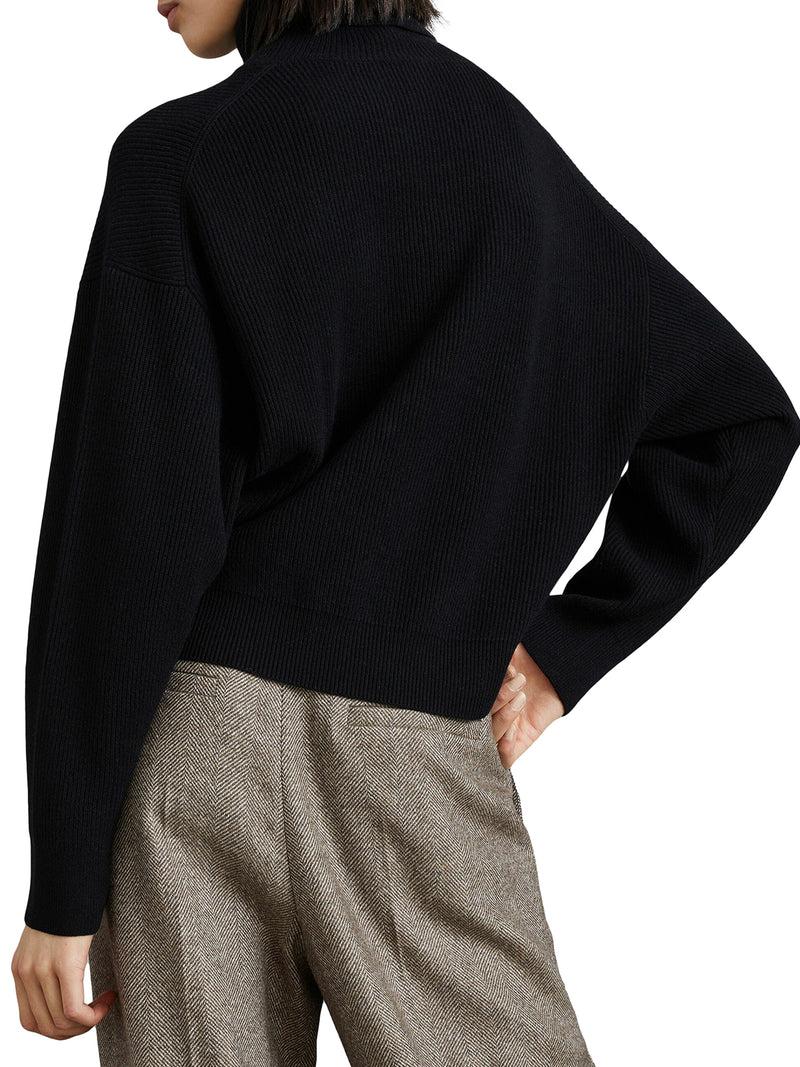 Suitnegozi maglione a coste con collo alto Novità