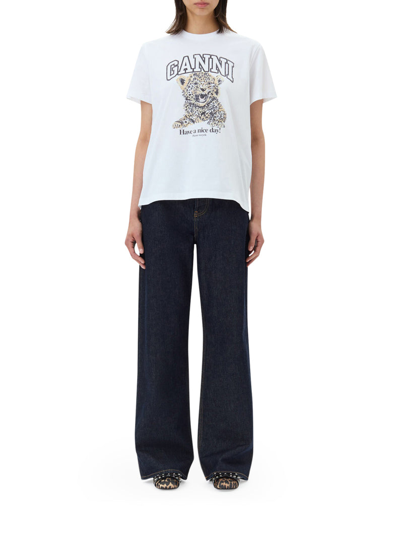 Suitnegozi T-SHIRT IN JERSEY GANNI In Vendita