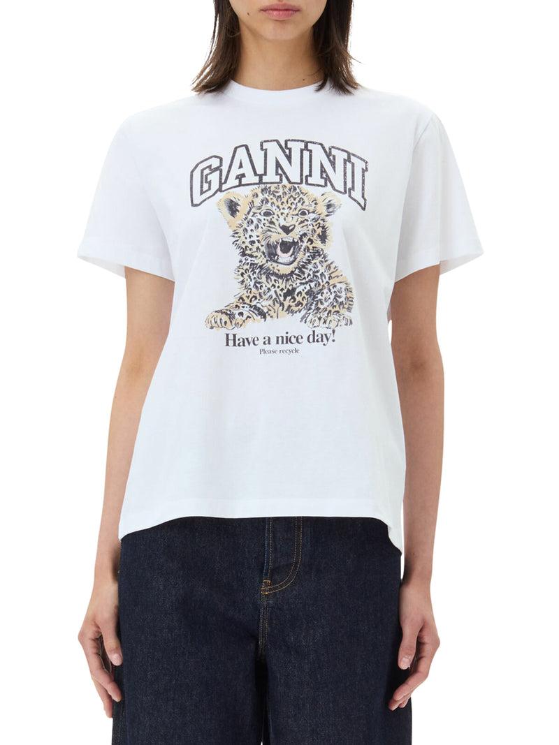 Suitnegozi T-SHIRT IN JERSEY GANNI In Vendita