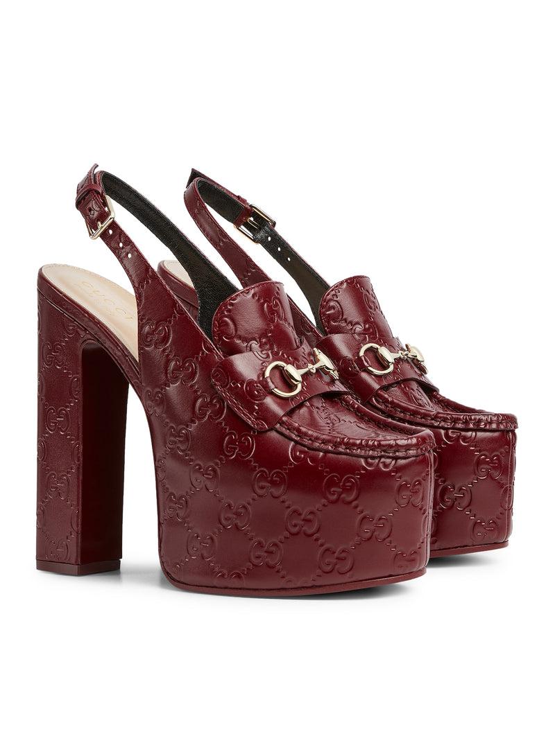 Suitnegozi MOCASSINO SLINGBACK DONNA CON PLATEAU E MORSETTO In Saldo