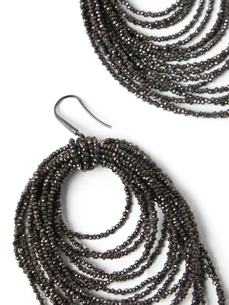 Suitnegozi Orecchini Dangling Hoop in vetro Offerta settimanale