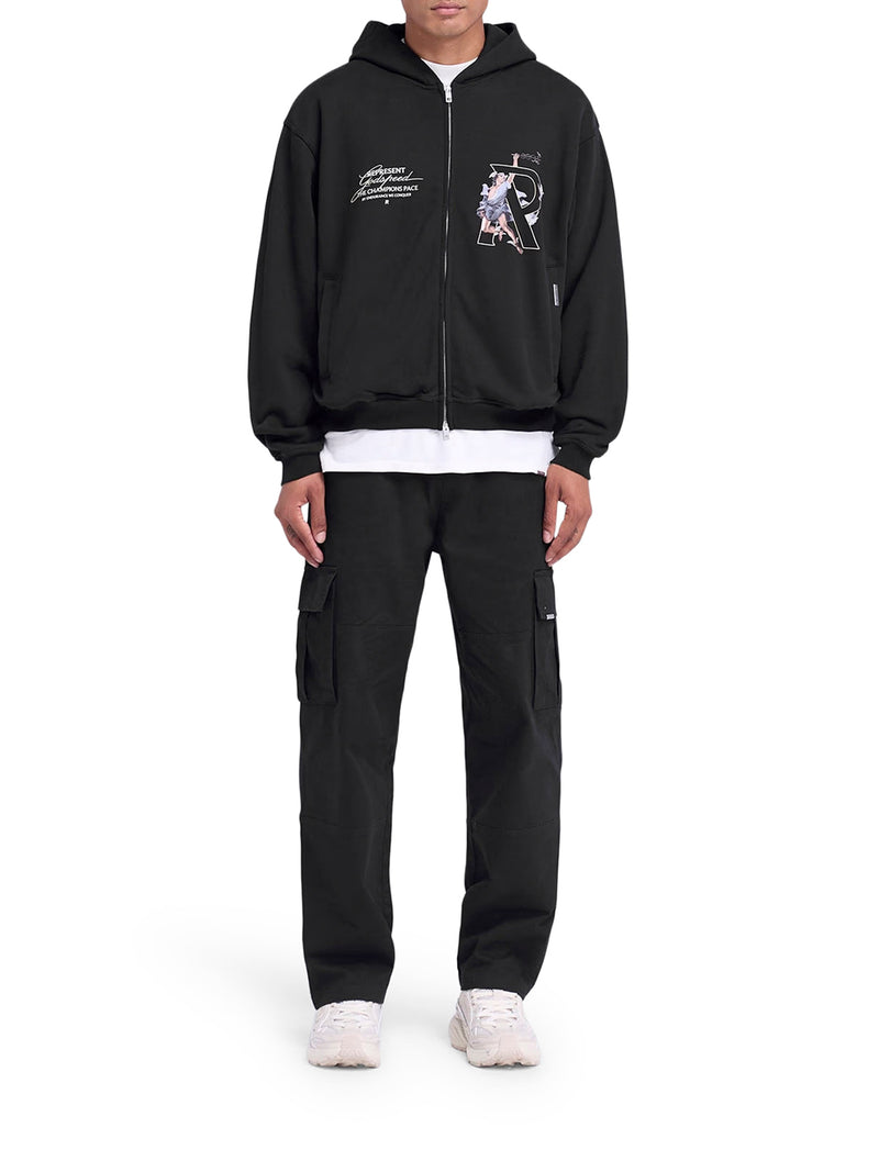Suitnegozi FELPA CON CAPPUCCIO E ZIP STAMPA HERMES Promozione