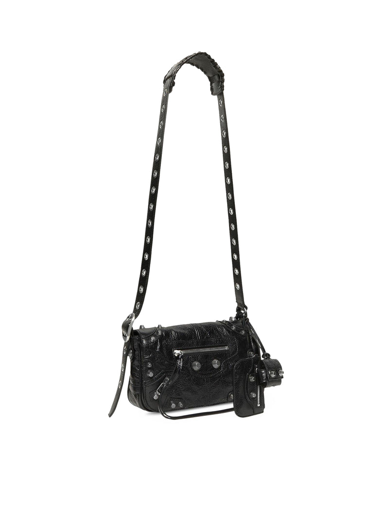 Suitnegozi BORSA LE CAGOLE MEN XS CON PATTA DA UOMO IN NERO Vendite Flash