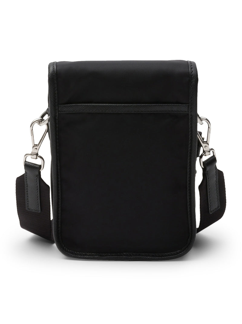 Suitnegozi Borsa a tracolla in Re-Nylon e Saffiano Italy