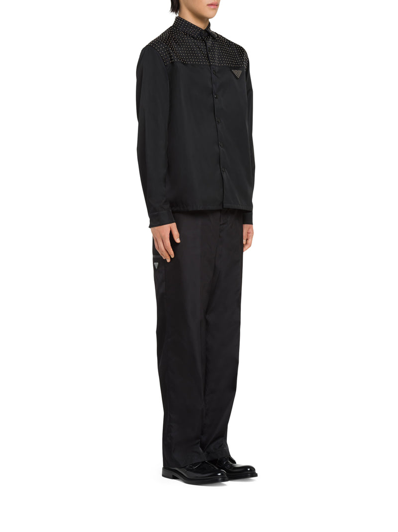 Suitnegozi Camicia in Re-Nylon con borchie Affare Del Giorno