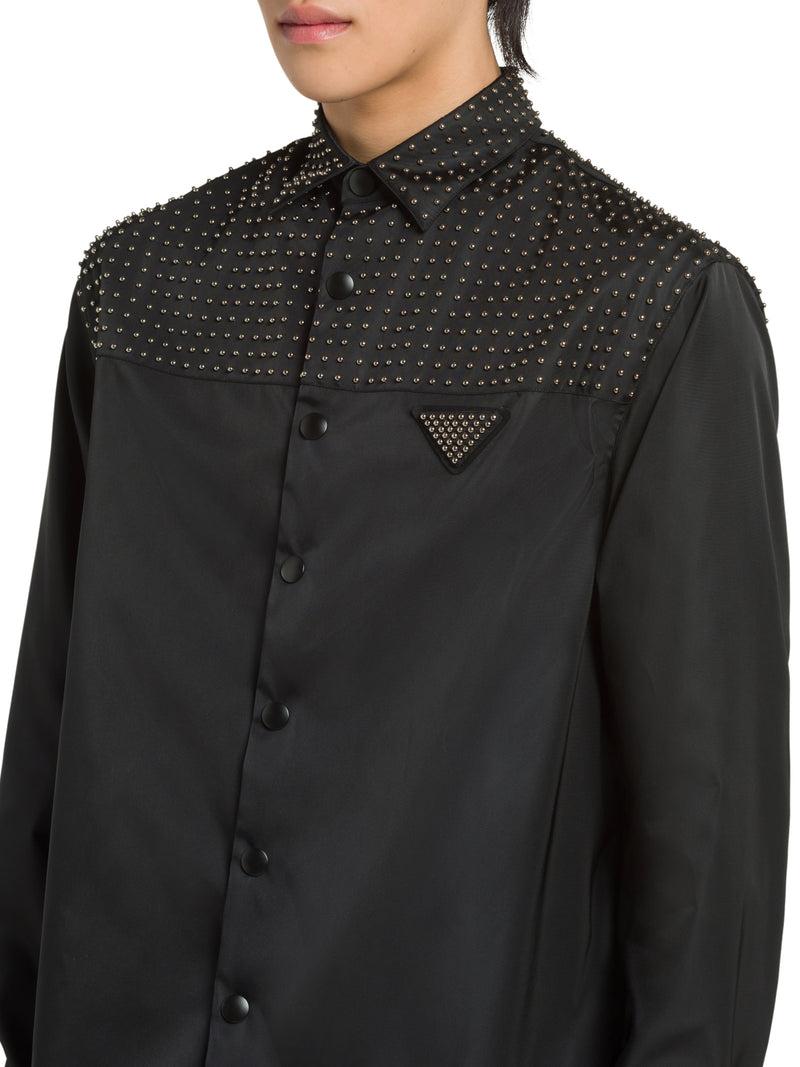 Suitnegozi Camicia in Re-Nylon con borchie Affare Del Giorno