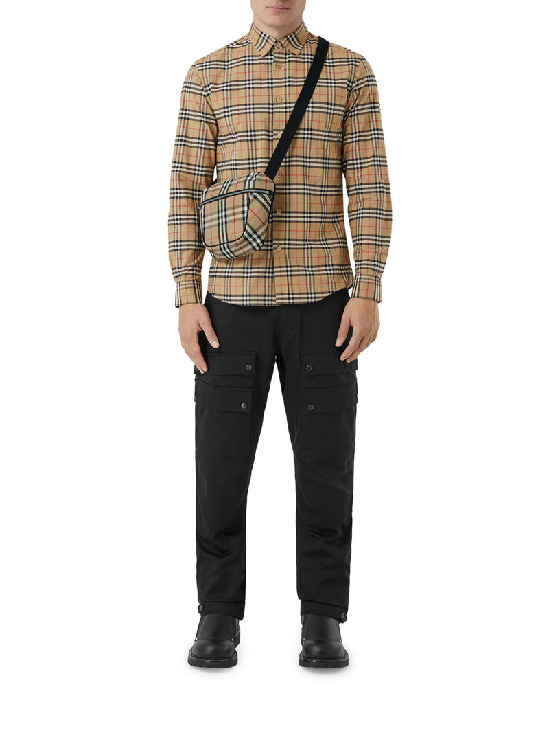 Suitnegozi camicia con motivo vintage check in miniatura Saldi