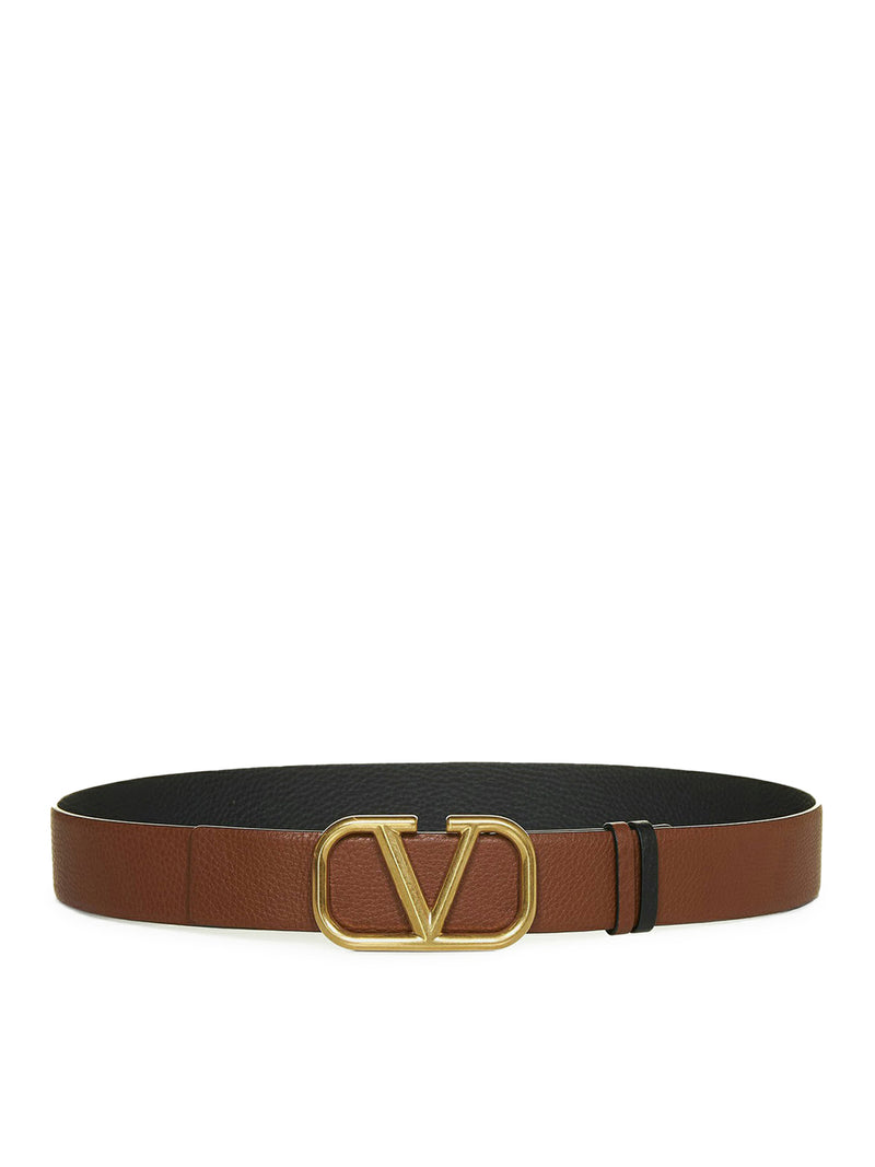 Suitnegozi CINTURA REVERSIBILE VLOGO SIGNATURE IN VITELLO STAMPA ALCE 40 MM