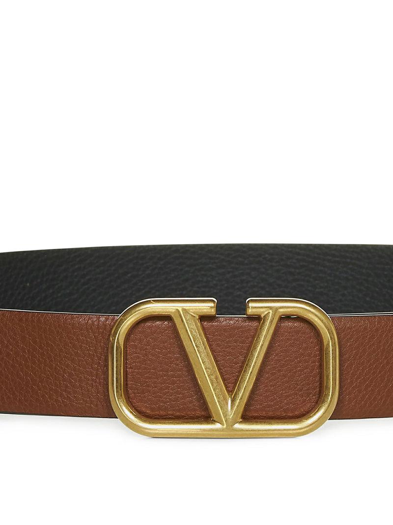 Suitnegozi CINTURA REVERSIBILE VLOGO SIGNATURE IN VITELLO STAMPA ALCE 40 MM Pezzi Unici