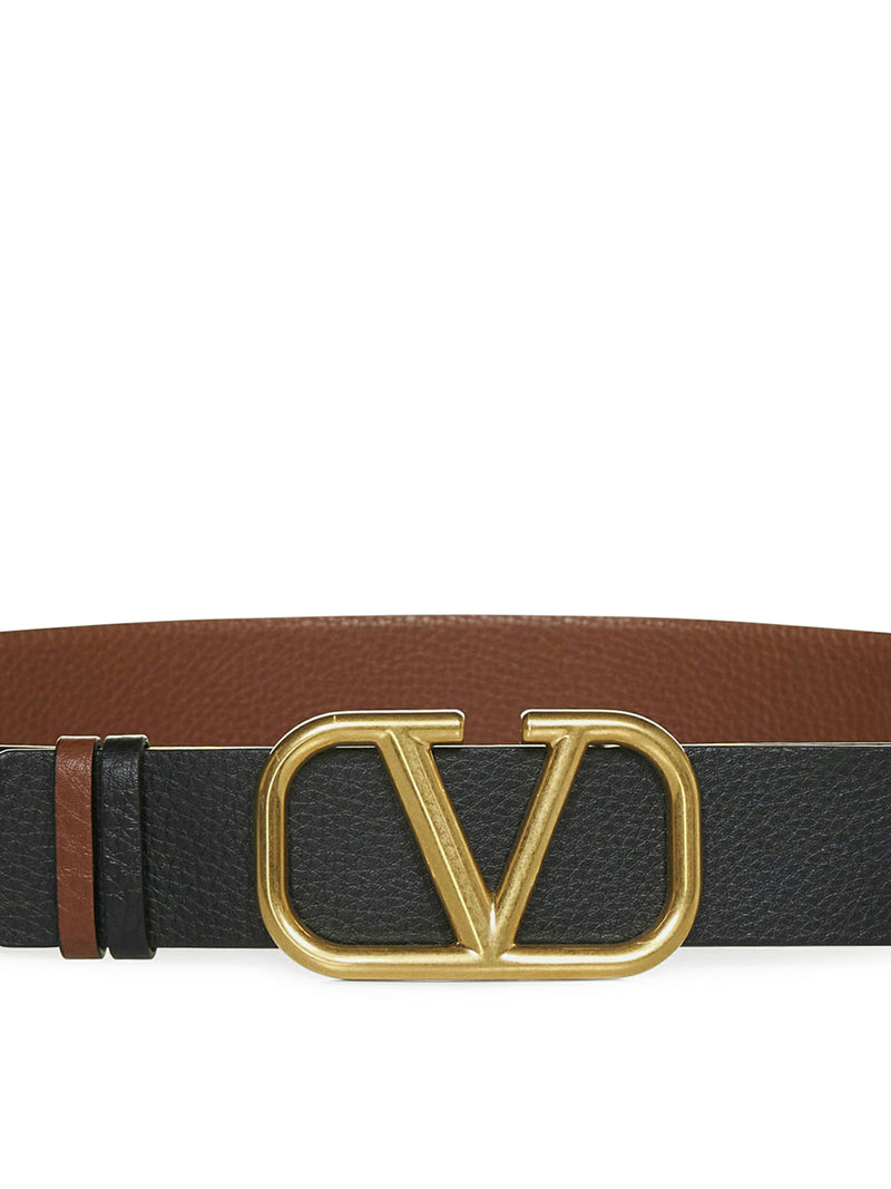 Suitnegozi CINTURA REVERSIBILE VLOGO SIGNATURE IN VITELLO STAMPA ALCE 40 MM Pezzi Unici