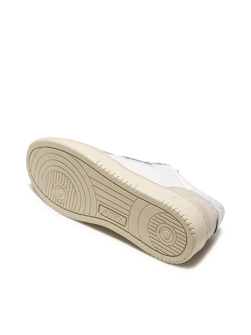 Suitnegozi SNEAKERS MEDALIST LOW IN PELLE E SUEDE BIANCO Prezzo Ridotto