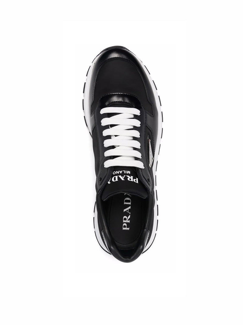 Suitnegozi Sneakers Prax 01 in Re-Nylon e pelle spazzolata Sottocosto