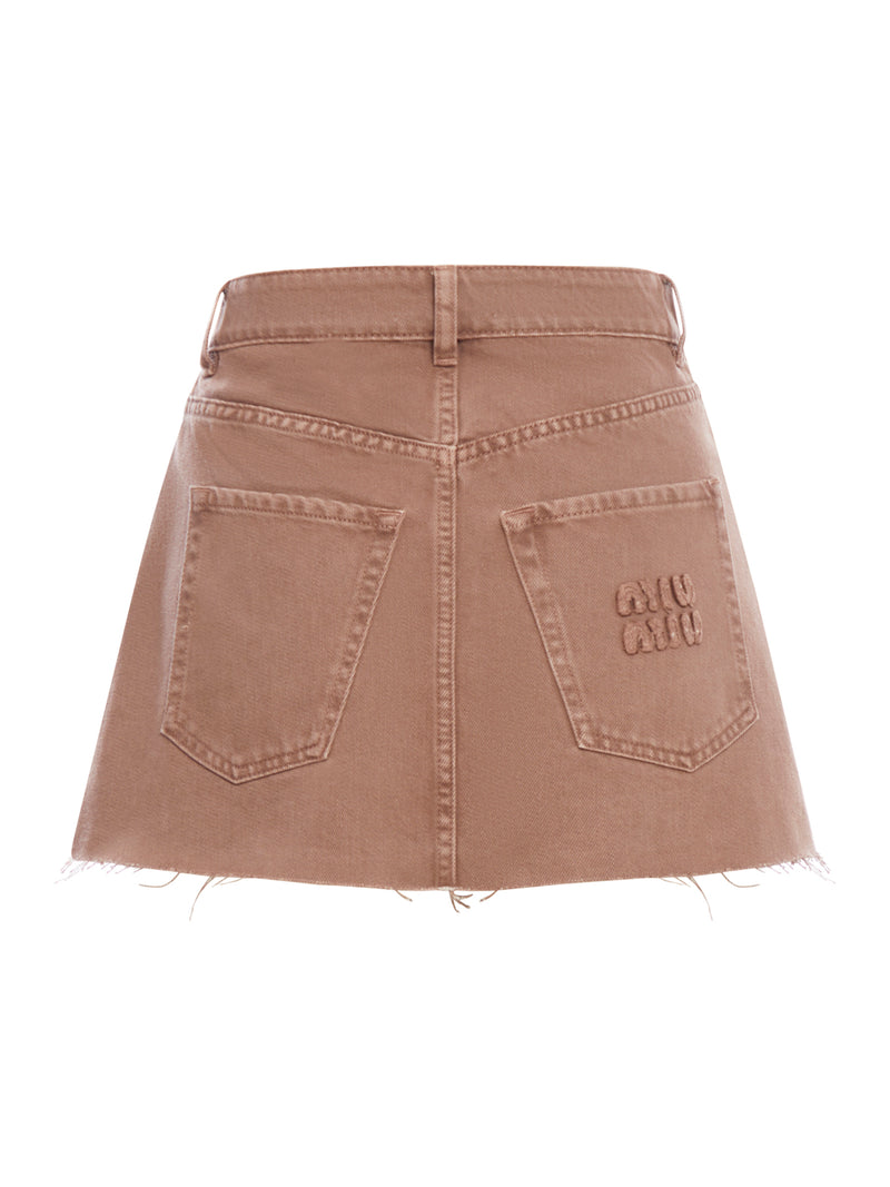 Suitnegozi Minigonna in Denim Nuovo