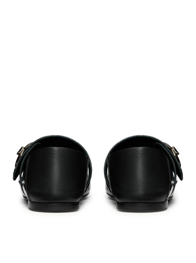 Suitnegozi BALLERINA MARY-JANE VLOGO LOCKER IN VERNICE Outlet