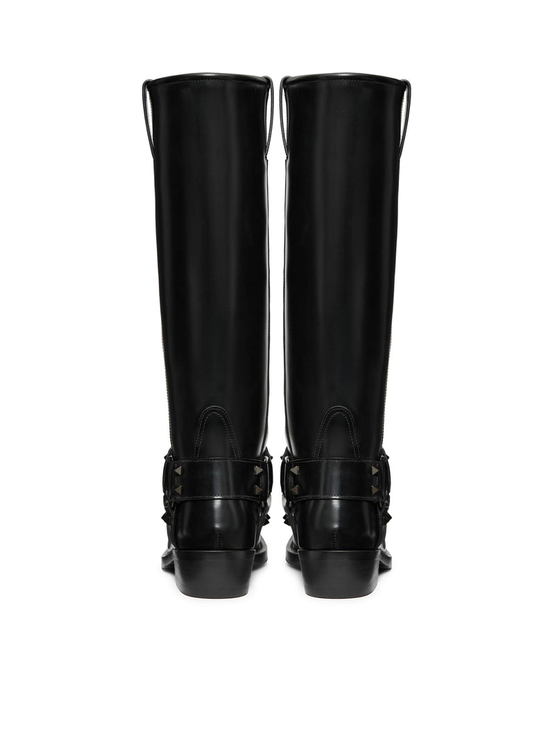 Suitnegozi STIVALE BIKER ROCKSTUD IN VITELLO 40MM In Vendita