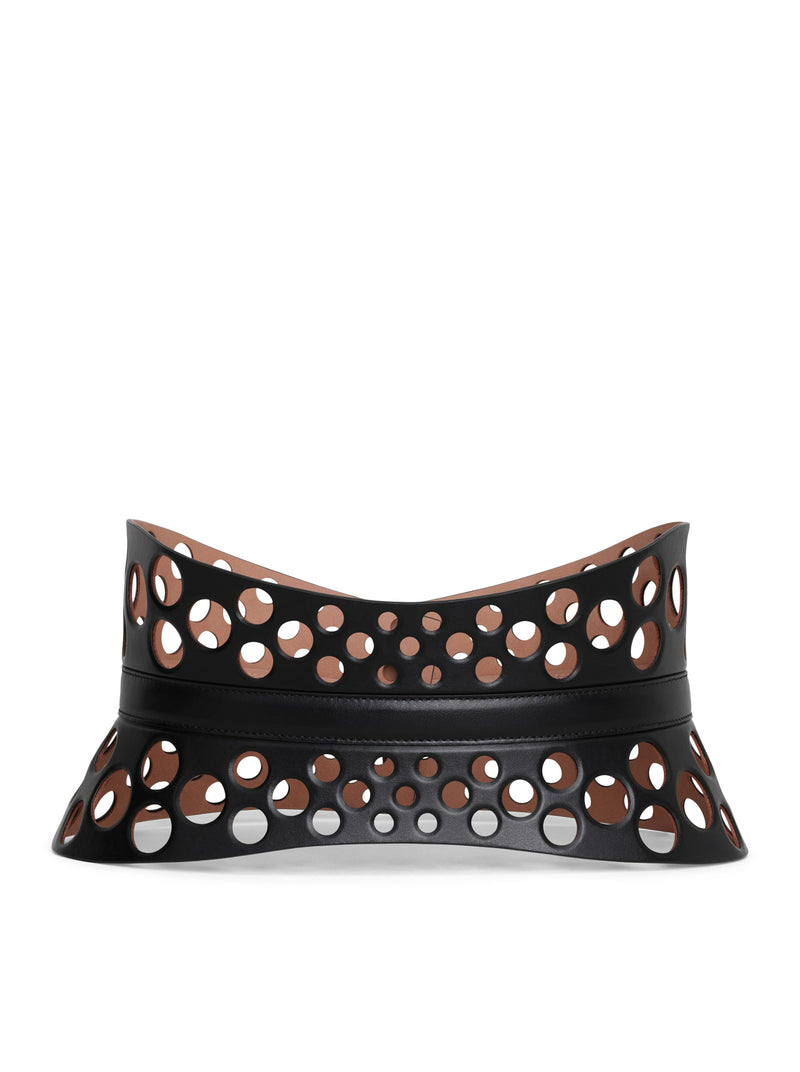 Suitnegozi CINTURA NEO BUSTIER IN PELLE DI VITELLO TRAFORATA Convenienza