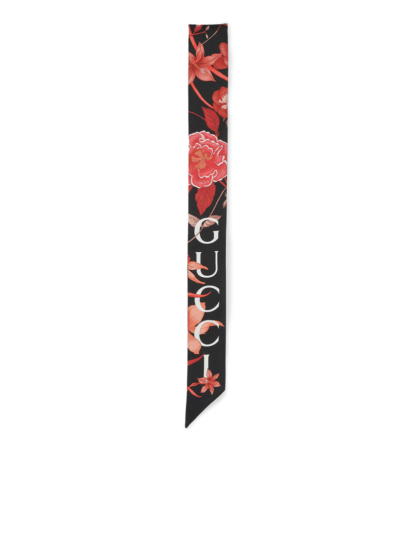 Suitnegozi FIOCCO AL COLLO IN SETA STAMPA FLOREALE GUCCI Hotsell