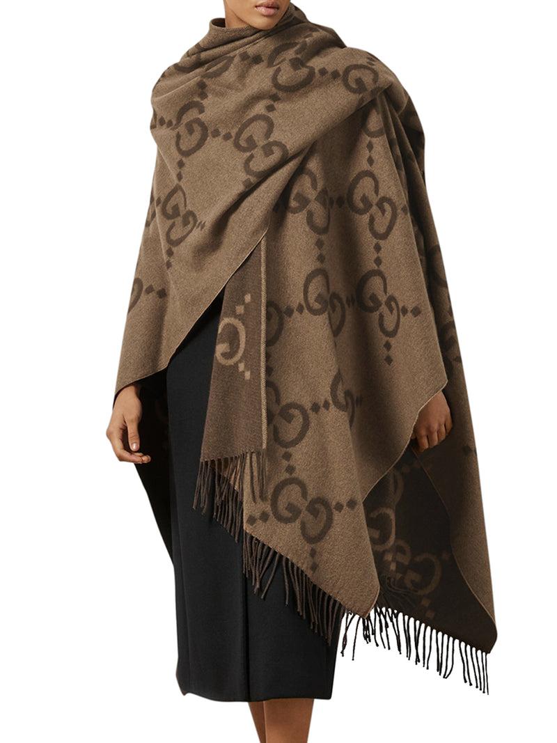 Suitnegozi MANTELLO IN CASHMERE JUMBO GG REVERSIBILE In Saldo