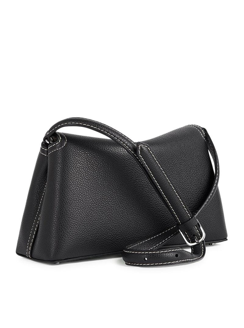 Suitnegozi T-Lock clutch black grain 2025