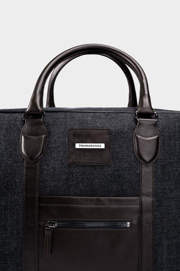 Sartoria Tramarossa MILANO – Borsa Bowling – Brown Nuovo