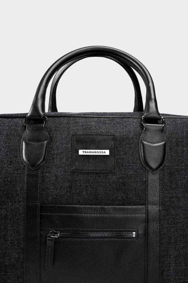 Sartoria Tramarossa MILANO – Borsa Bowling – Black Pezzi Unici
