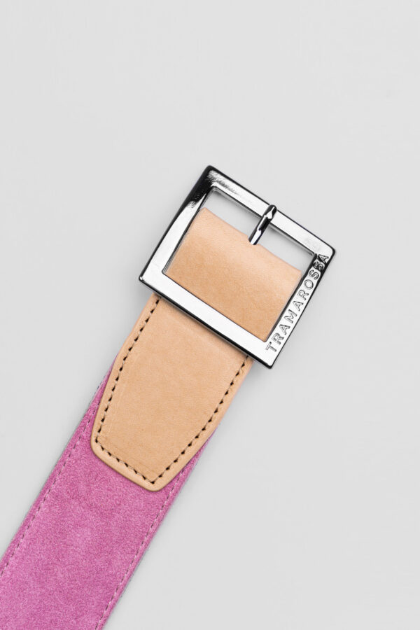 Sartoria Tramarossa CINTURA COLOR ROSA IN SUEDE Shopping Online