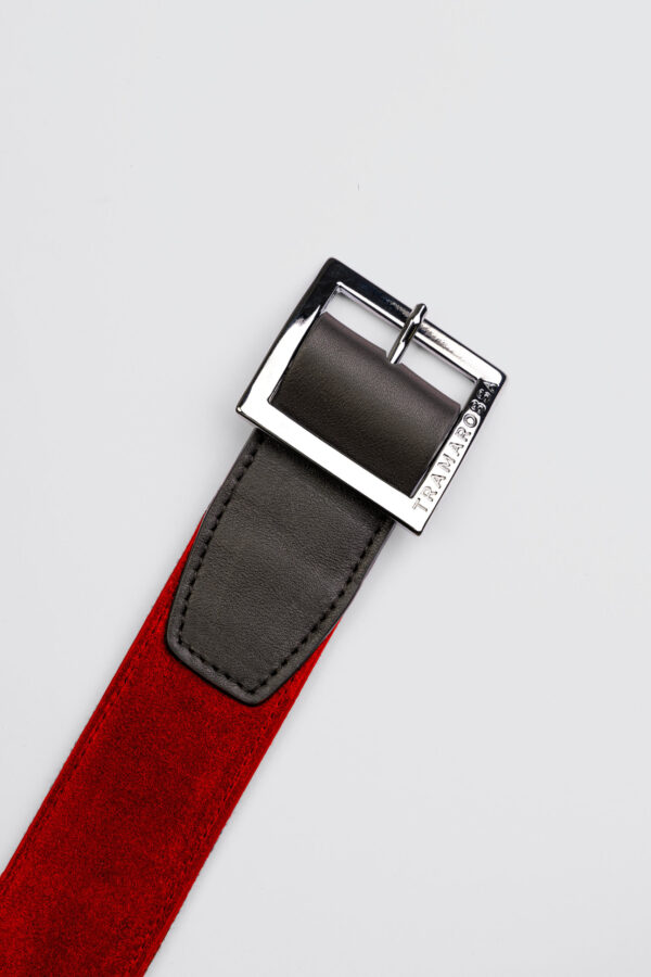 Sartoria Tramarossa CINTURA COLOR ROSSO IN SUEDE Affare Del Giorno