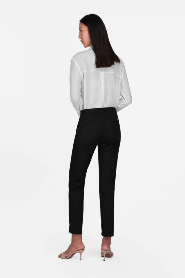 Sartoria Tramarossa PANTALONE ADELE SLIM IN DENIM NERO Affare Del Giorno