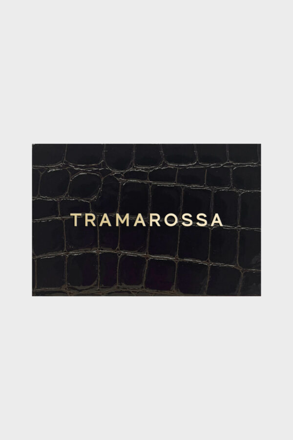 Sartoria Tramarossa Salpa Suede stampa Coccodrillo – Shiny Coffee