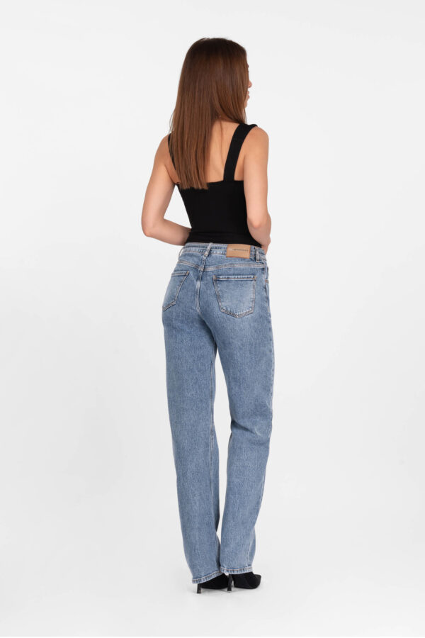 Sartoria Tramarossa JEANS HOLLYWOOD BARREL IN DENIM BLU MEDIO Presa
