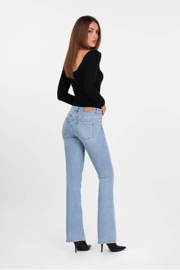 Sartoria Tramarossa JEANS GRETA BOOTCUT IN DENIM BLU MEDIO Economico