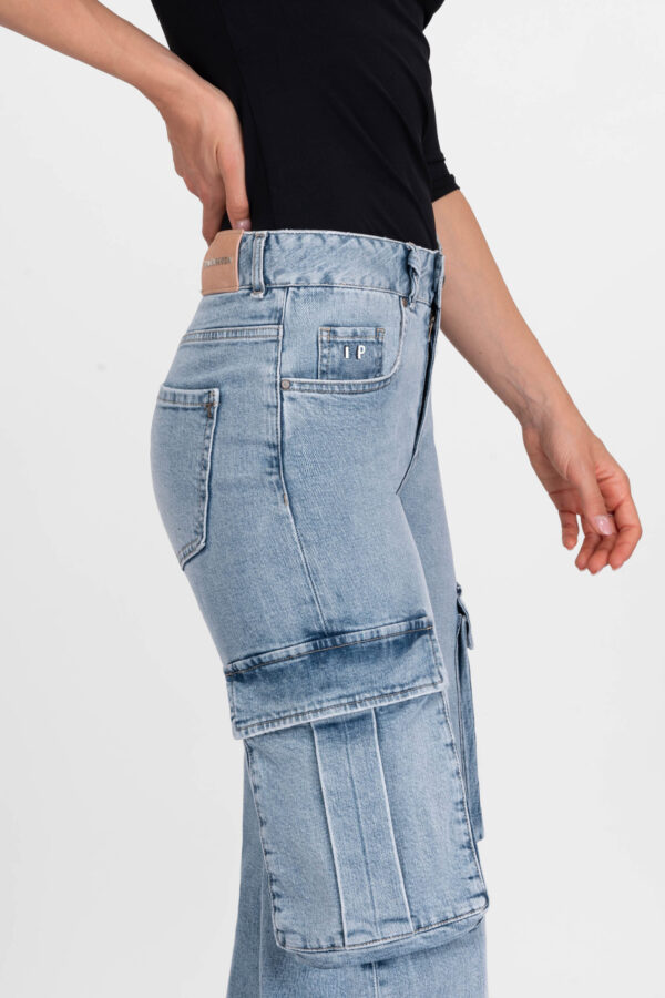 Sartoria Tramarossa JEANS PETRA WIDE LEG IN DENIM BLU CHIARO Saldi