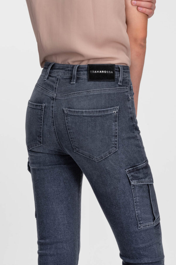 Sartoria Tramarossa JEANS ISABEL SKINNY IN DENIM NERO Hotsell