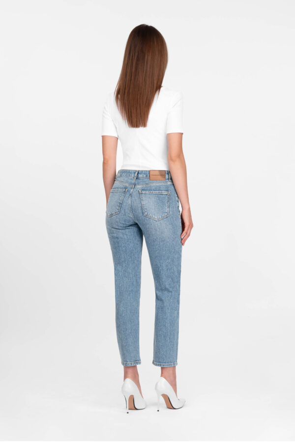 Sartoria Tramarossa JEANS MONICA MUM IN DENIM BLU CHIARO Vendita Economica