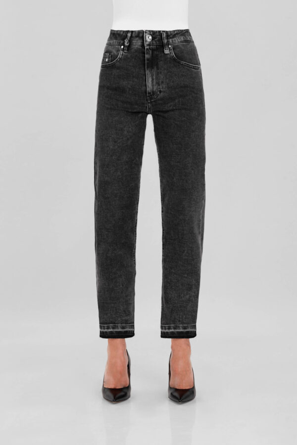 Sartoria Tramarossa JEANS MONICA MUM IN DENIM NERO I Più Venduti